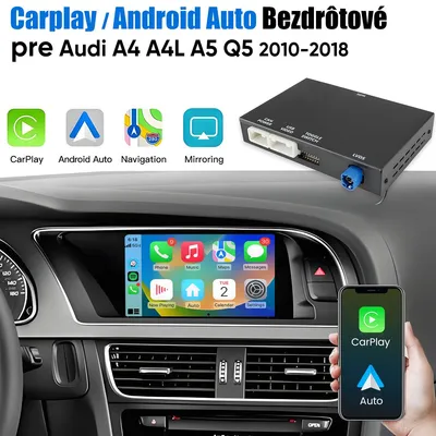 Obrázok produktu pre Hexinex bezdrôtový modul na integráciu smartfónu pre Audi A4 A4L A5 Q5 (2010–2018) so systémom MMI 3G vrátane CarPlay