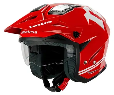Image de Hebo Htr-p01 V6 Montesa Classic Casque jet Rouge L Rouge L