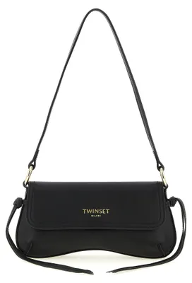 Produktbild von Twinset Schultertasche aus Leder in Schwarz 261TB711100006