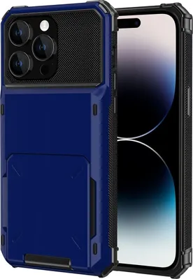 Produktbild von König Design Hülle kompatibel mit Apple iPhone 15 Pro Kunststoff Soft Handyhülle - Handy Case Blau