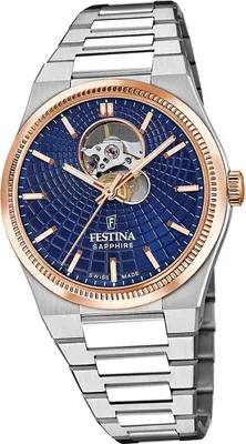 Produktbild von Festina Herrenuhr Swiss Made Armbanduhr Edelstahl silber D2UF20061/2