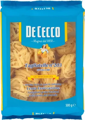 Produktbild von 10x Pasta De Cecco 100% Italienisch Tagliatelle n 203 Nudeln 500g