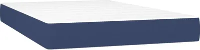 Produktbild von VidaXL 347760, Federkernmatratze, Blau, Weiß, Polyester, Erwachsene, Polyester, 2000 mm