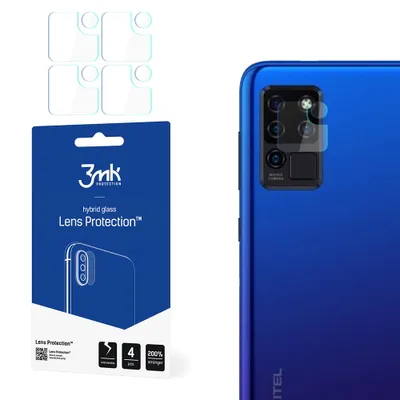 Produktbild von 3mk Hybridglas Lens Protection für Oukitel C21 Kamera Objektiv Kameralinse 0,16mm 6H (4 Stück)