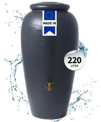 Productafbeelding van 4rain AMPHORA regenton 220 L graphite grey