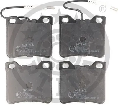 Produktbild von OPTIMAL Bremsbeläge Satz Hinten Bremsklötze passend für PEUGEOT 406 (8B) BP-09649