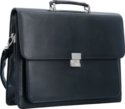 Produktbild von Aktentasche Arbeitstasche Umhängetasche Tasche Schwarz 40 cm D & N Bowatex