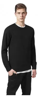 Zdjęcie produktu dla Pánská mikina Urban Classics Diamond Quilt Crewneck czarny - S