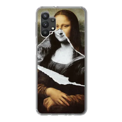 Produktbild von MuchoWow® Handyhülle Schutzhülle Hülle für Samsung Galaxy A32 5G Mona Lisa - Da Vinci - Kunst Silikon Softcase Handy Hülle - Softcase
