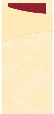 Zdjęcie produktu dla Duni Serviettentaschen cream 200x85 mm 100 Stück