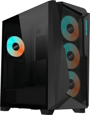 Obrázok produktu pre Gigabyte C301 Glass - Mid tower - E-ATX - bočný panel s oknom (tvrdené sklo) - bez zdroja (ATX) - čierna