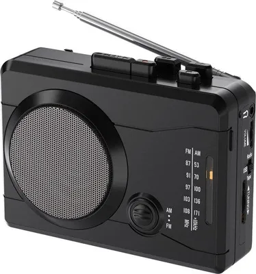 Zdjęcie produktu dla Magnetofon kasetowy z cyfrowym przesyłem sygnału i funkcją radia