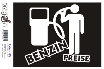 Produktbild von Aufkleber / Autoaufkleber - JDM / Die cut / Auto / OEM - Benzin Preise - 120X110 mm pink - Heckscheibe / Heckscheibenaufkleber