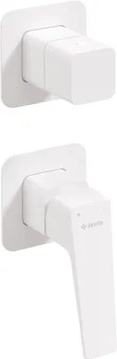 Produktbild von Design Duscharmatur, Unterputzmontage, mit Duschschalter - bianco