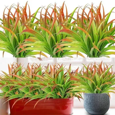 Produktbild von Kunstplanten 6 Stück 40cm hoch für Balkon Terrasse Veranda