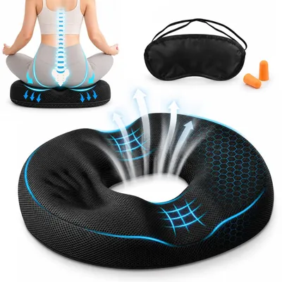 Hämorrhoiden-Sitzkissen, ergonomischer Sitzring, Memory-Schaum