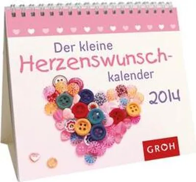 Produktbild von Der kleine Herzenswunschkalender 2014: Mini-Kalender (Glücksbringer)