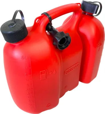 Immagine prodotto di Tanica combinata Oregon 6 + 3 l rossa per carburante e olio per catene ( 562405 )