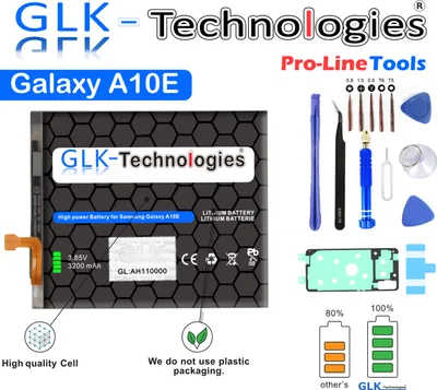 Produktbild von GLK-Technologies Akku für Samsung Galaxy A10e A 20E SM-A202F Profi-Set | EB-BA202ABU Batterie