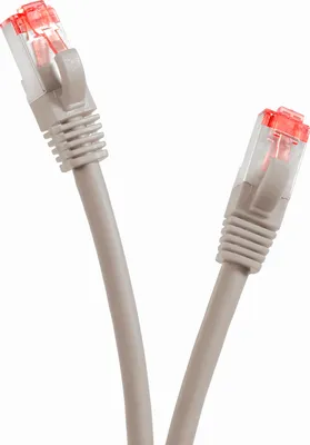 Produktbild von TPFNet 1,5m Cat.6 Patchkabel / Netzwerkkabel S/FTP 1000Mbit, grau