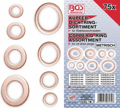 Obrázek produktu pro BGS technic Seal Ring Assortment, 199 mm, 199 g