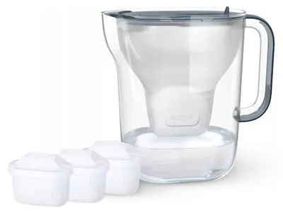 Zdjęcie produktu dla Dzbanek filtrujący BRITA Style ESSENTIAL XL, ciemnoniebieski + 3 wkłady MX Pro Pure Performance