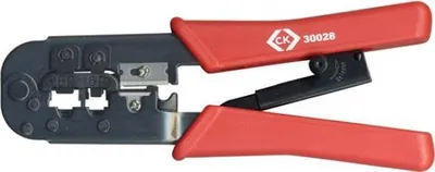 Image de Pince à sertir à cliquet C.K. pour connecteurs modulaires, 250 mm (430028)