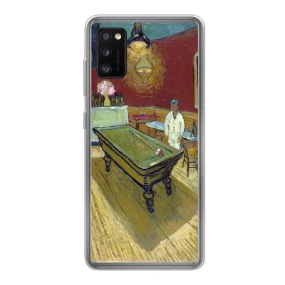 Produktbild von MuchoWow® Handyhülle Schutzhülle Hülle für Samsung Galaxy A41 Das Nachtcafé - Vincent van Gogh Silikon Softcase Handy Hülle - Mobiltelefon