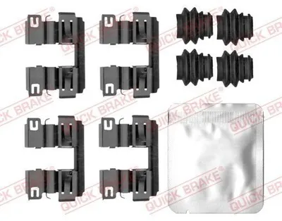 Produktbild von QUICK BRAKE 109-0186 Zubehörsatz Scheibenbremsbelag Hinten für HYUNDAI Tucson (NX4, NX4E) für KIA Sportage V (NQ5)