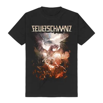 Produktbild von Feuerschwanz T-Shirt Herren Das elfte Gebot schwarz XL
