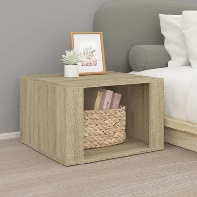 Image de vidaXL Table de nuit chêne Sonoma 57x55x36 cm bois composite