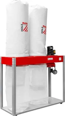 Image de Aspirateur à copeaux de bois 2 x 180 litres - 400 V - 2200 W