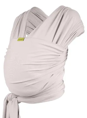 Produktbild von BOBA Wrap Babytragetuch elastisch aus Bambusviskose (aus Bambuszellstoff) Hellgrau bis 16 kg