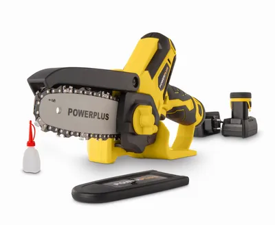 Obrázok produktu pre POWERPLUS POWXG1045 - AKU jednoručná reťazová píla 12V LI-ION 100 mm
