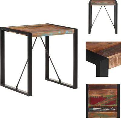 Produktbild von vidaXL Esstisch 70x70x75 cm Recyceltes Massivholz - Esstische