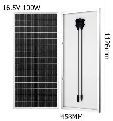 Obrázek produktu pro Solární panelový systém 200W - 220V, měnič 1000W - monokrystalický - pro domácí použití bez připojení k síti