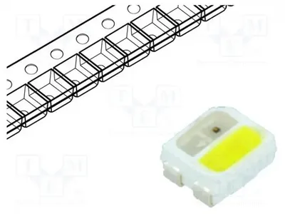 Obrázok produktu pre LED; SMD; 3528, PLCC4; červená/studená biela; 3,5 × 2,7 × 1,5 mm; 120°; 20 mA OSRWRDS5C1A LED diódy SMD farebné