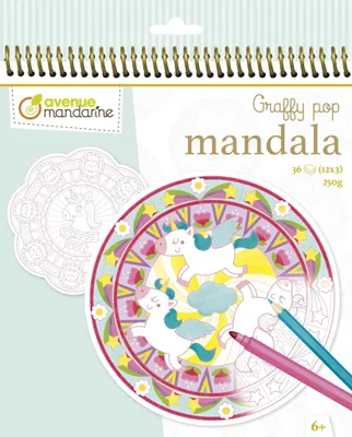 Immagine prodotto di avenue mandarineGY071C avenue mandarine Malbuch "Graffy Pop Mandala", Magie