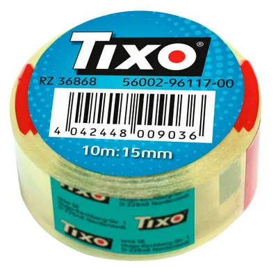 Produktbild von TIXO 56002-00001-02 Klebefilm transparent 15,0 mm x 10,0 m 1 Rolle