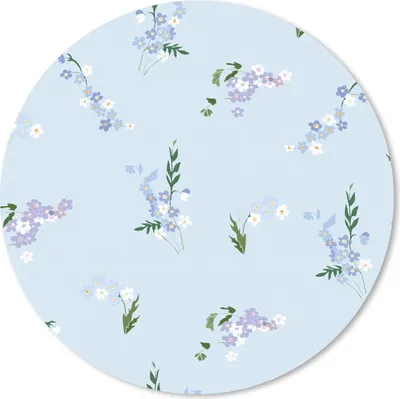 Produktbild von MuchoWow® Mauspad Mousepad Muster - Blumen - Dekoration 40x40 cm - Mousepads - Maus Mat - Pad - Mausunterlage - Schreibtisch Accessoires