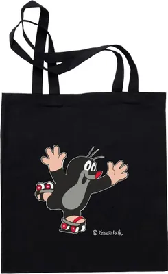 Produktbild von Tasche der kleine Maulwurf mit Rollschuhe in schwarz