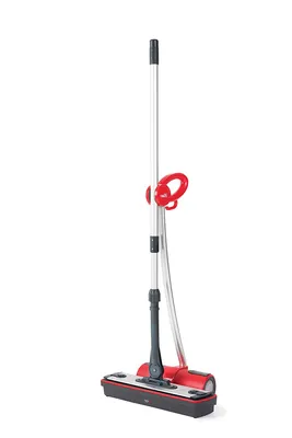 Produktbild von Polti Moppy Red, Dampfmopp, 0,7 l, Schwarz, Rot, 1,8 m, CE, 1500 W