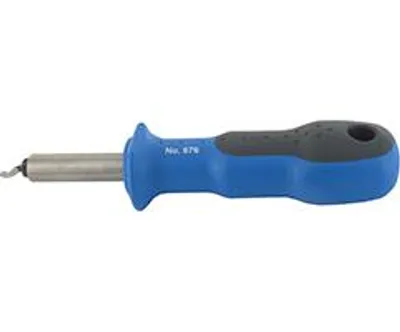Produktbild von Entgratungswerkzeug Gedore für verschiedene Materialien. Rotationsmesser. Mit Schraubendrehergriff, Bithalter und Entgratbit.