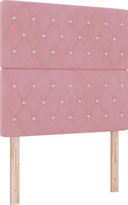 Produktbild von vidaXL Kopfteil Rosa 90 cm Samt