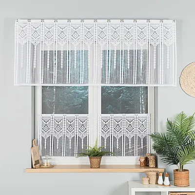 Produktbild von INARA - Fertiggardine - 180x75 cm - weiß