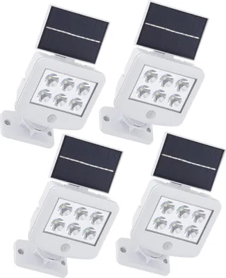 Produktbild von 4er Set LED Solarleuchte, weiß, Bewegungsmelder, L 12,8 cm