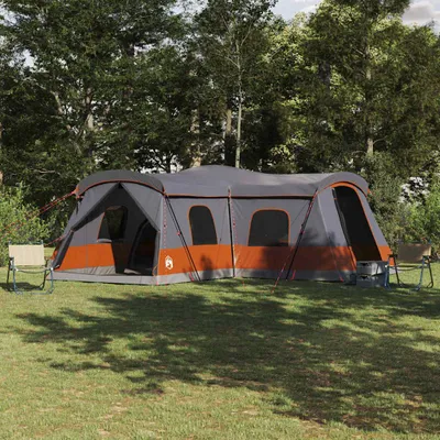 Produktbild von "Schlussverkauf" zelt 1 PC - Campingzelte UV-beständige - mit Dach - mit Speicher Grau und Orange 680x510x210 cm C15387