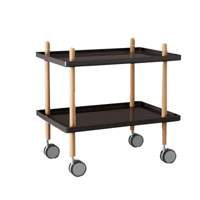 Produktbild von 360Home Haushaltswagen mobiler Beistelltisch kleinerwagen tisch  Schwarz