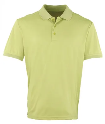 Produktbild von Premier Workwear PR615 | Herren Coolchecker Piqué Polo / ® Standard 100 - Farbe: Lime (ca. Pantone 382) - Größe: XXL