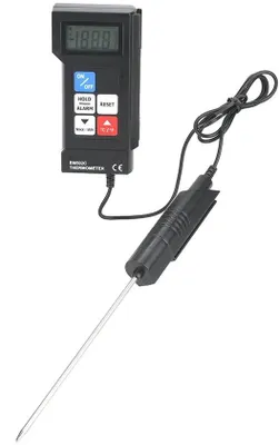Produktbild von Professionelles Digitales Küchen-Thermometer mit großem LCD-Display - 17 cm Sonde - Gepolstert - Küchen-Thermometer